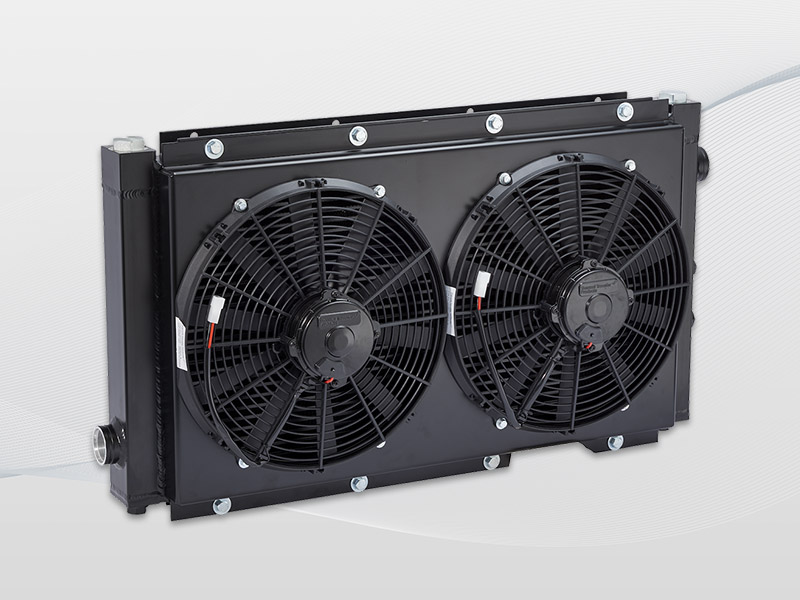 含电机马达的散热器套件